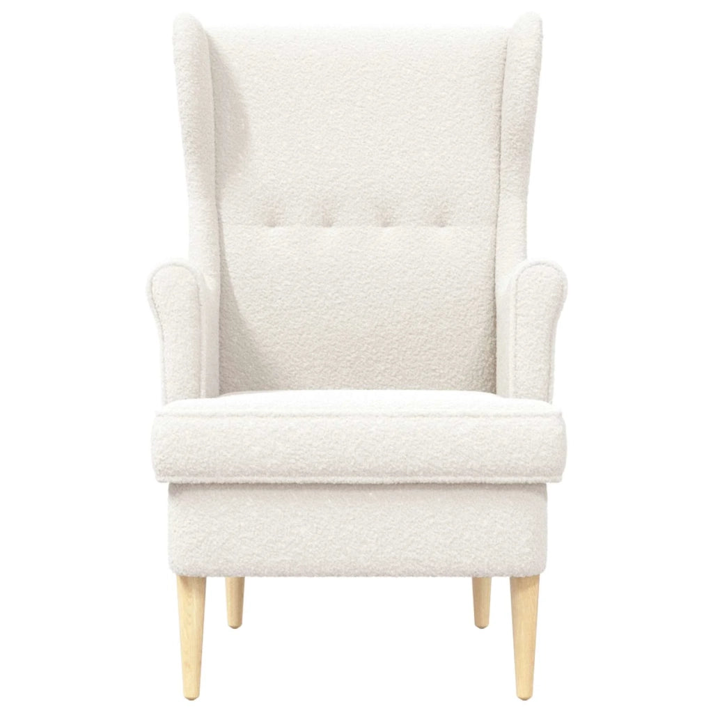 Poltrona-Poltroncina-Divano Sedia Crema Boucl¨¦ 455143