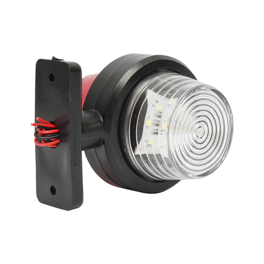 Lampada di posizione a LED, rosso-bianco, 12-24V, Breckner Germany