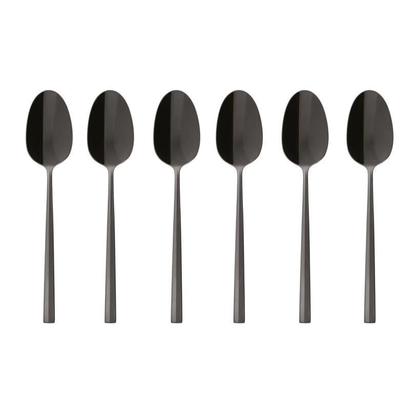 Sambonet 52762KA7 Rock Cucchiaino da caffe' espresso Acciaio Inox 18-10 PVD 2Black 6 pezzi colore Nero