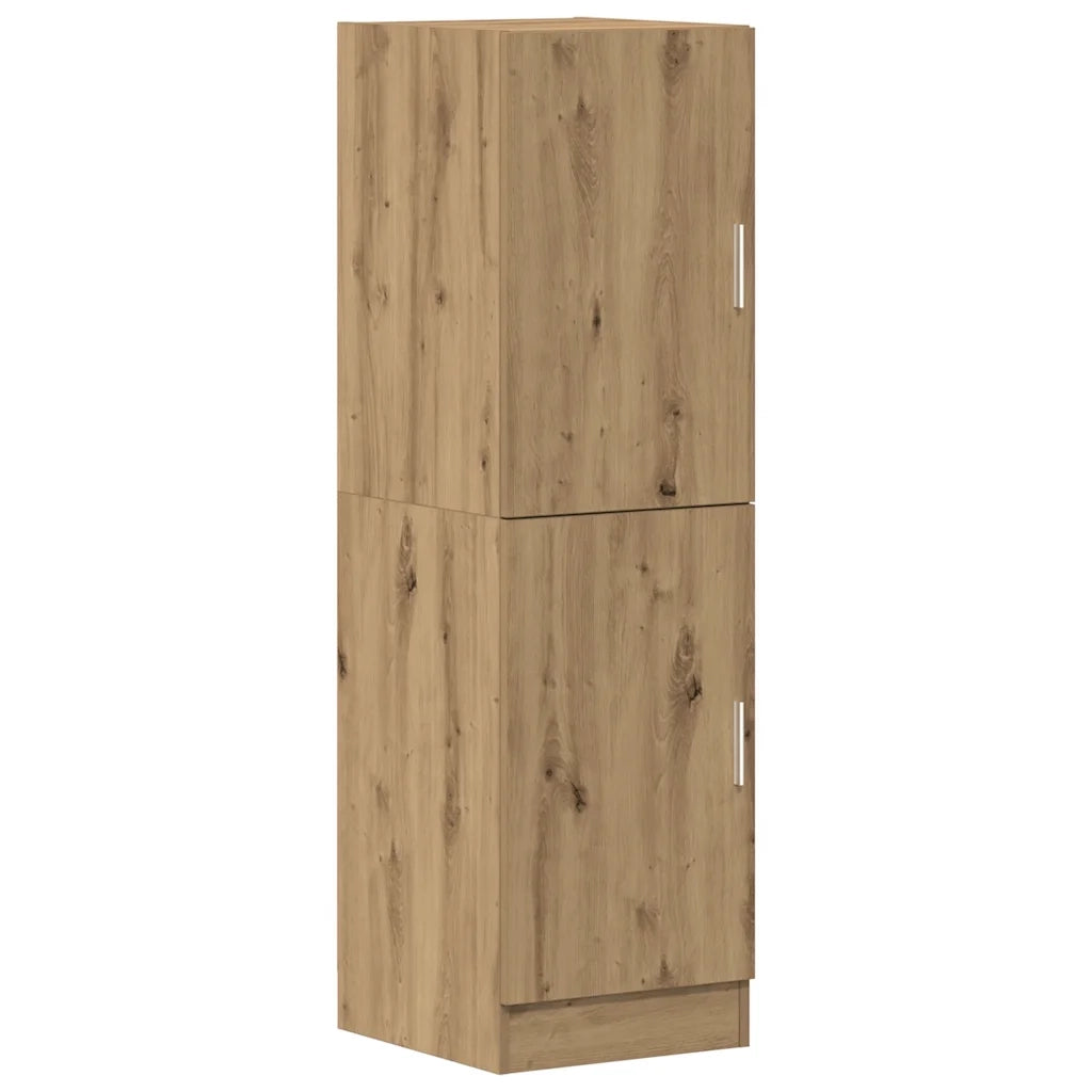 Set di Mobili da Cucina 2 pz-Armadietto Cucina Rovere Marrone in Truciolato
