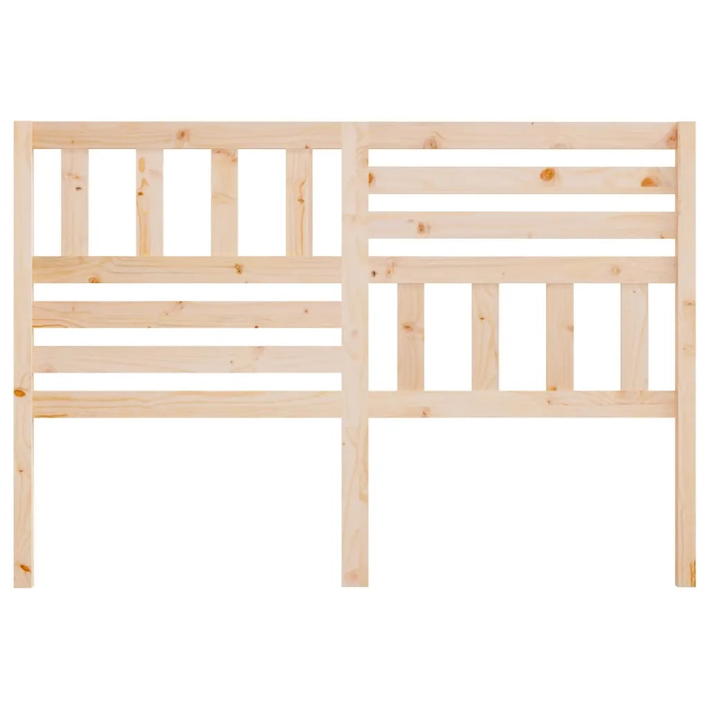 Testiera per Letto 146x4x100 cm in Legno Massello di Pino