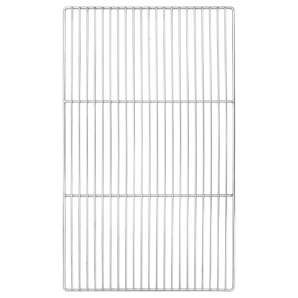 Griglia BBQ  con manici rettangolari 67x40 cm in acciaio inox 304