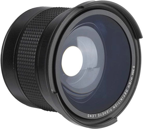 Obiettivo Fisso 58mm 0,35x per Fotocamera - Nero - Alta Qualità - Fotografia di Paesaggio - Obiettivo Professionale