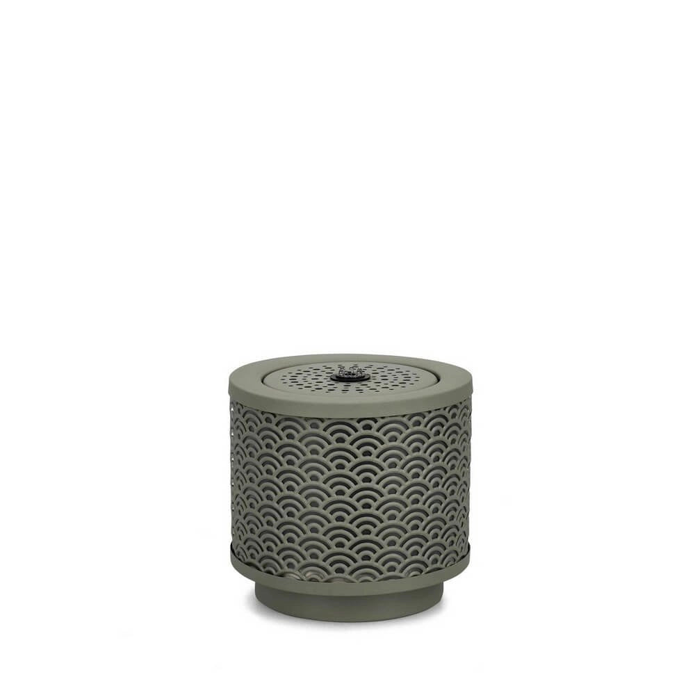 Fontana da Giardino Ceramica Verde Moderna H23 cm - TUNDRA