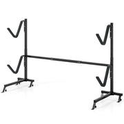 Piedi regolabili porta-kayak autoportante coperture Imbottite capacit¨¤ di carico 80 KG-Supporto tavole da surf con base larga Nero