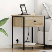vidaXL Armadio da Notte con cassetto rovere sonoma 42 x 41 x 56 cm