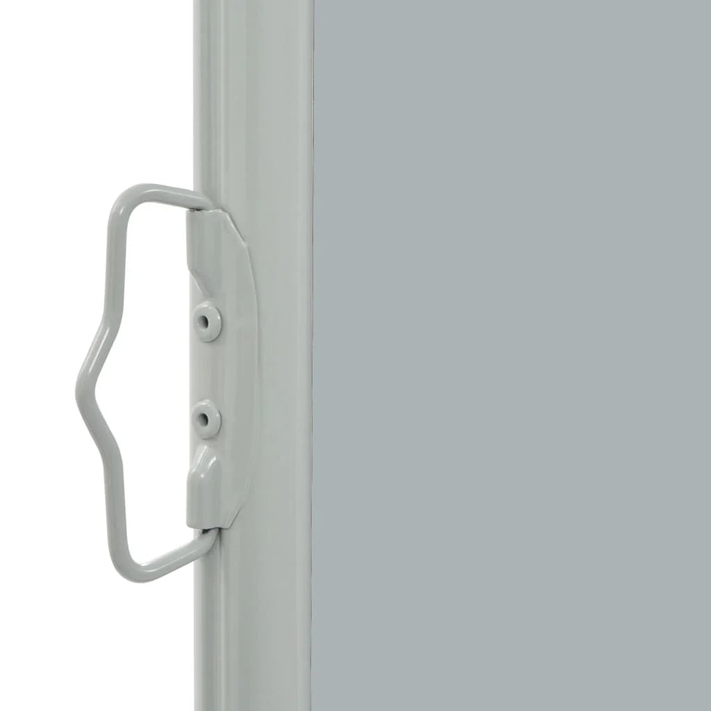 Tenda da sole laterale retrattile/schermo privacy per patio giardino terrazza balcone 60 x 300 cm grigio 02_0007390