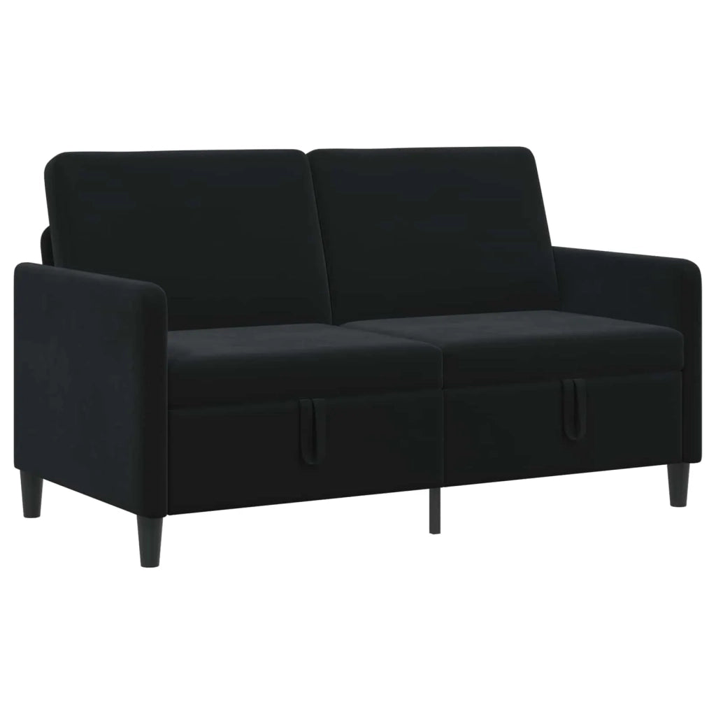 Divano con Storage Nero 152 x 78 x 87 cm Poliestere 42036939