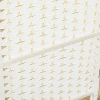 Separatore di ambienti a 6 pezzi, Schermo divisorio pieghevole, Divisore di spazio per soggiorno, camera da letto, ufficio domestico, Bianco