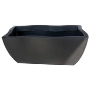 VASO CASSETTA DORADO IN RESINA DA 80CM Colore: Antracite
