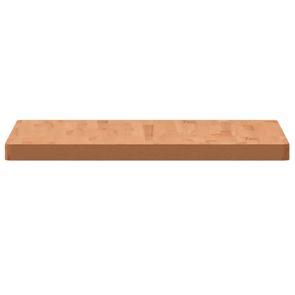 Piano per Tavolo 70x70x4 cm Quadrato Legno Massello di Faggio 355981