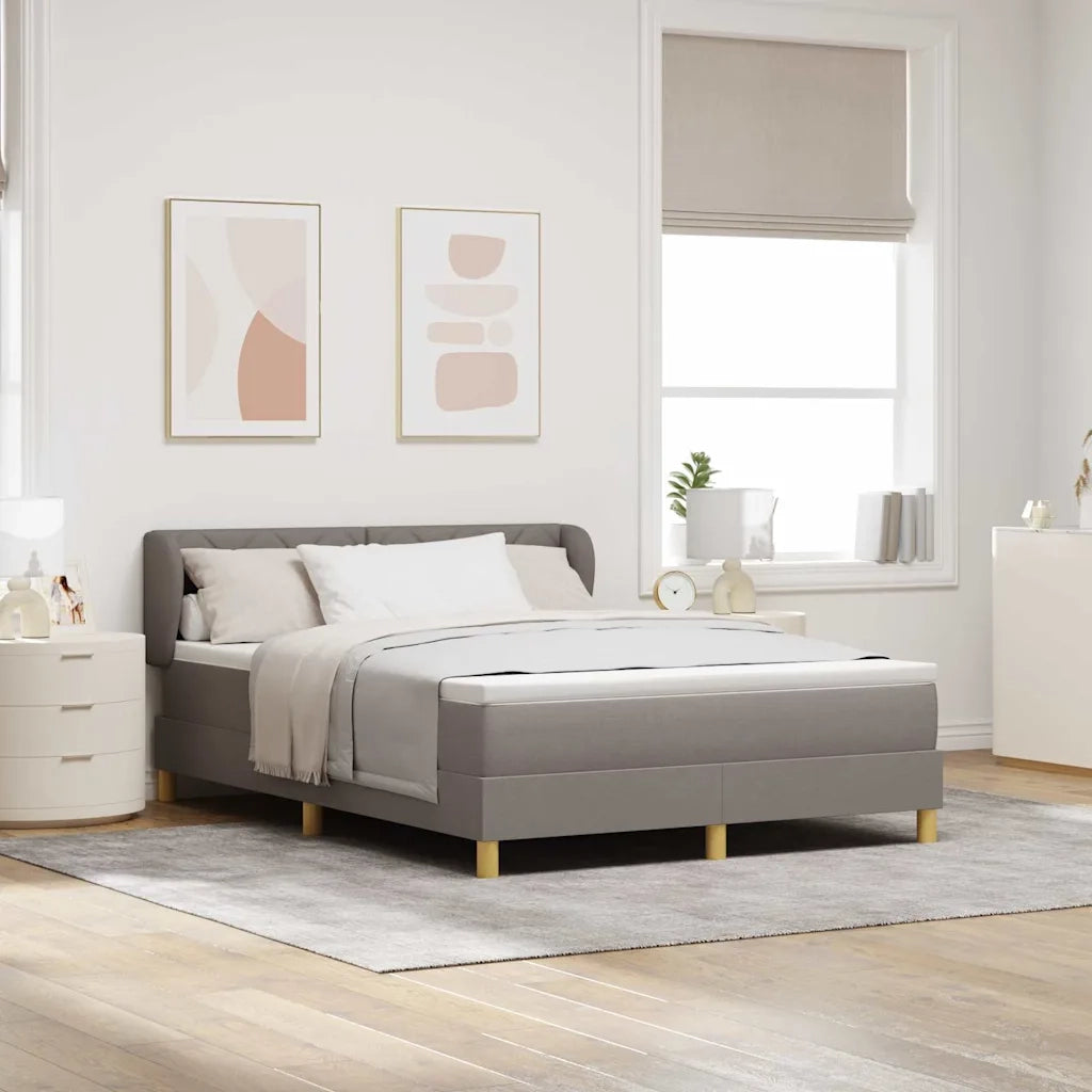 Letto a molle con materasso Talpa 140 x 190 cm Tessuto 3340273