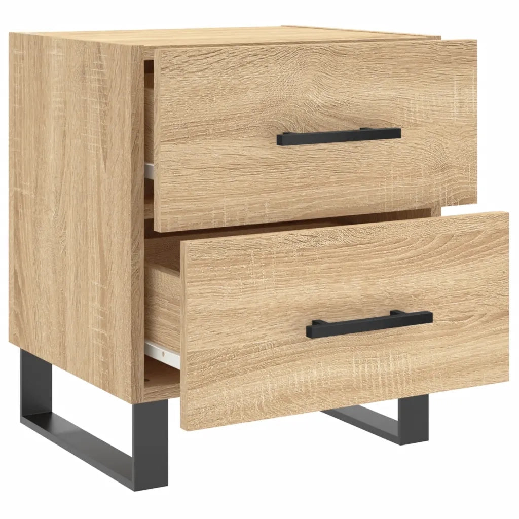 Comodino Rovere Sonoma 40x35x47,5 cm in Legno Multistrato 827362
