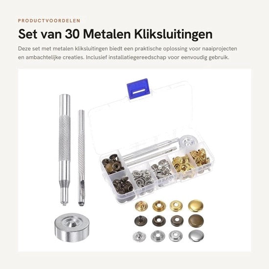 Collezione Solida - Chiavi a molla 30 set - Viti a molla 12 mm - Viti a molla con becco - Set di viti a molla - Attrezzature - Scatola di conservazione