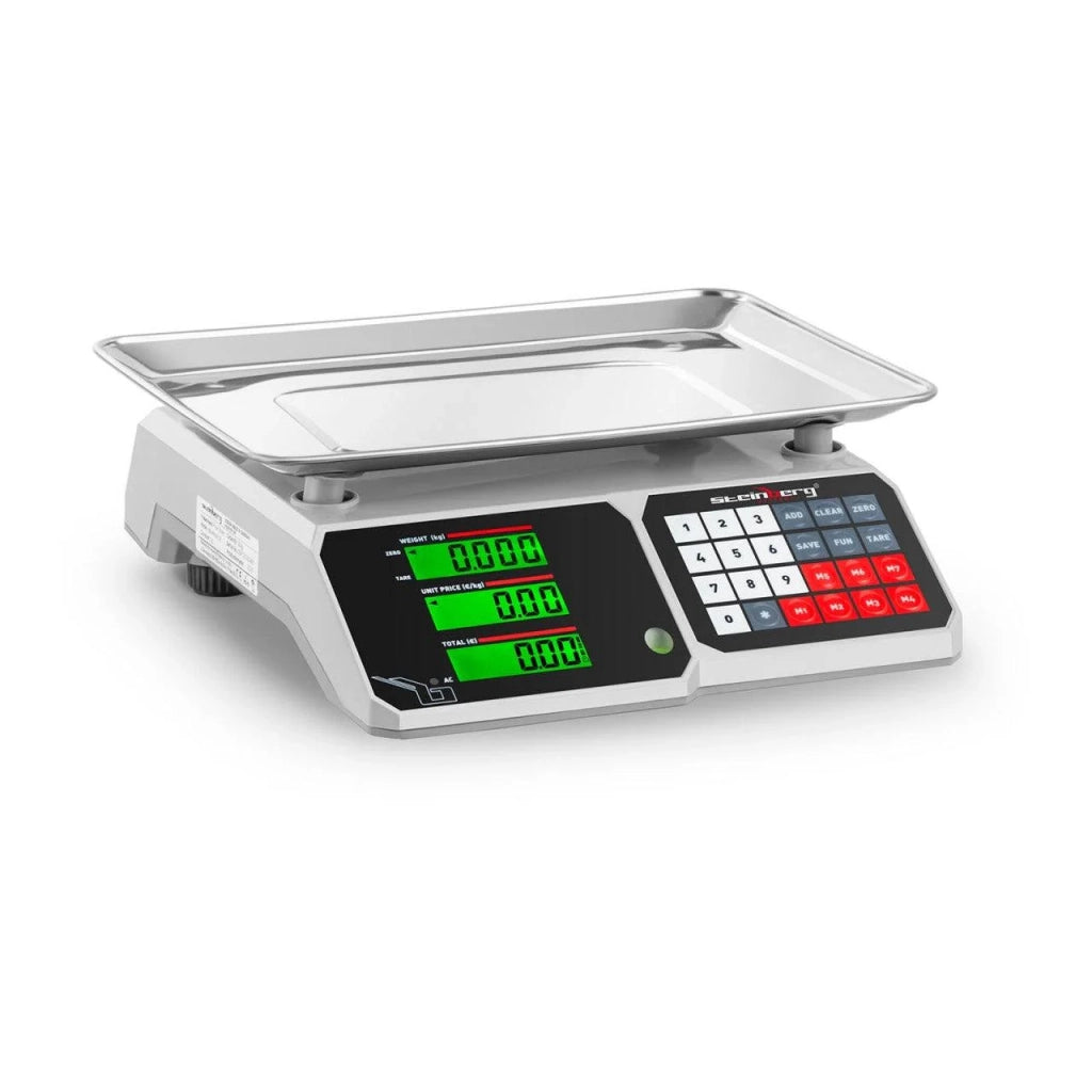 Bilancia di controllo 30 kg / 1 g - 34,1 x 24,1 cm - LCD 14_0000028