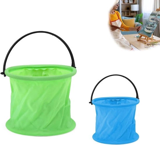 Emicempiatore per bambini - 2 pezzi multifunzionali - trasportabile per pittura, campeggio, spiaggia e giardino