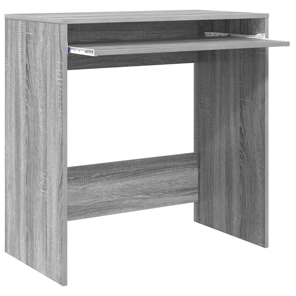 Scrivania | Tavolo da Ufficio Grigio Sonoma 77.5 x 43 x 79 cm Legno multistrato