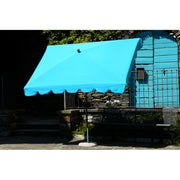 Ombrellone palo centrale Allegro Made in Italy - 150 x 240 cm - turchese