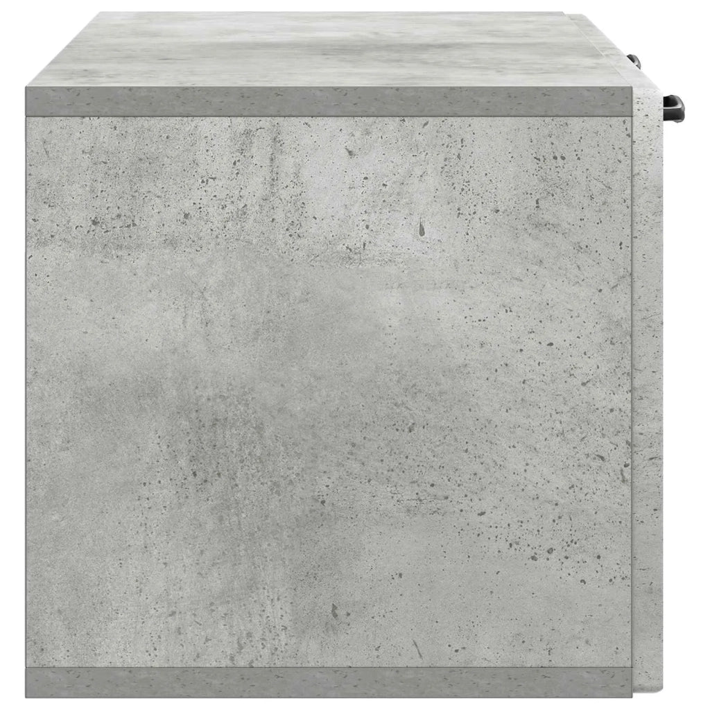 Mobile Porta TV da Muro Grigio Cemento 78,5 x 31 x 30 cm 899398