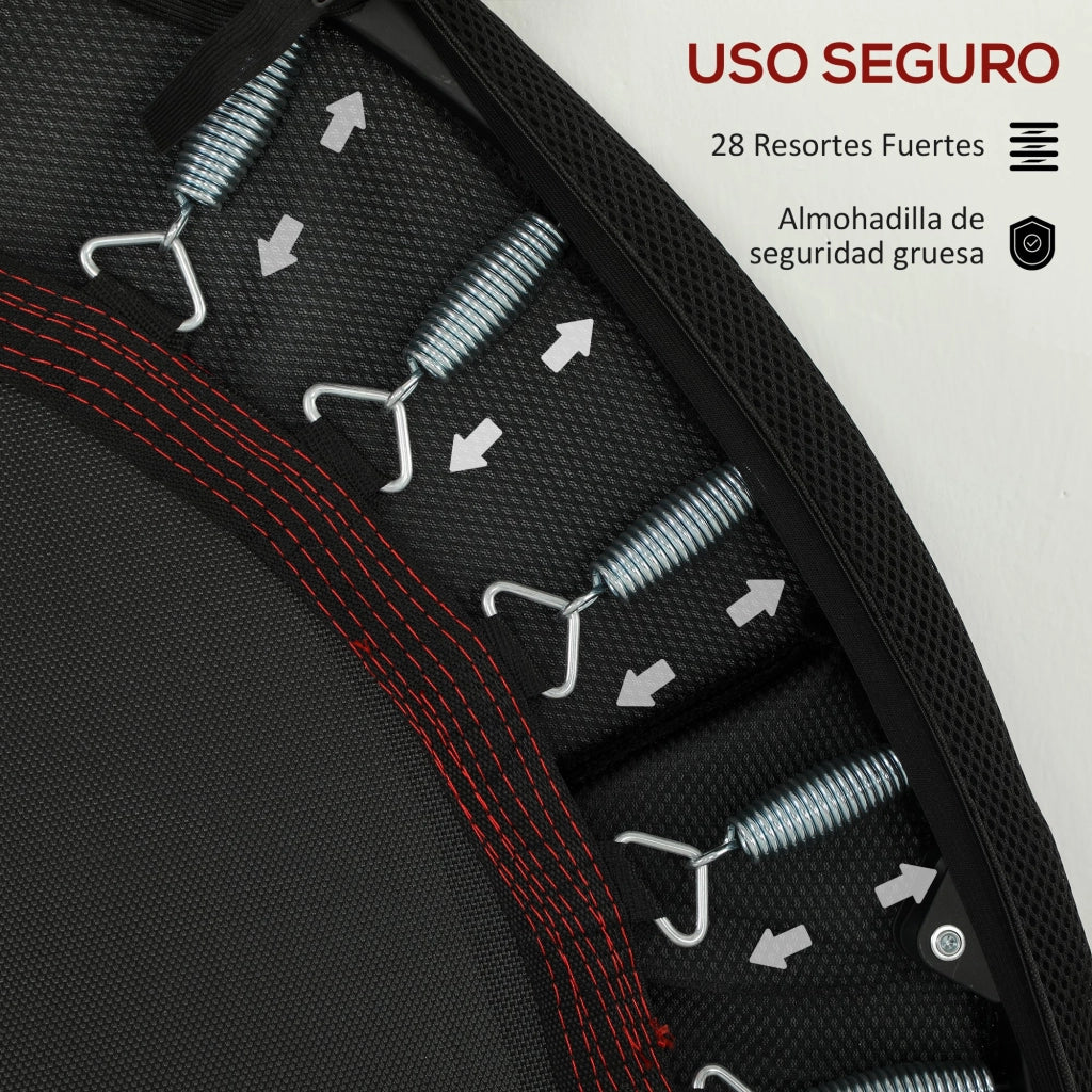 Letto elastico pieghevole con telaio in acciaio ¨C Minimal ¨C ?102 cm, carico 100 kg, rosso