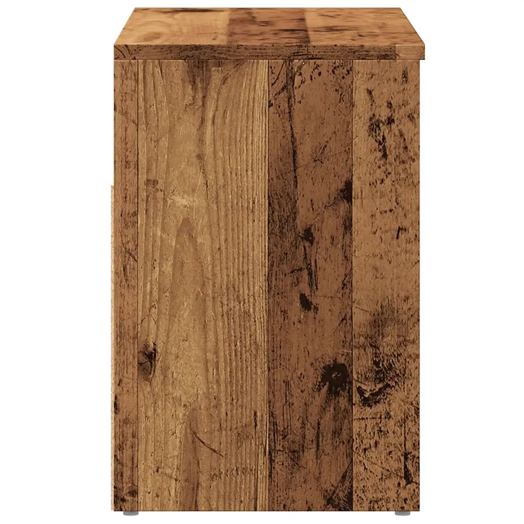 Scarpiera | Mobile per scarpe Legno Antico 60x30x45 cm in Legno Multistrato
