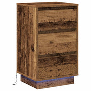 Comodino | Armadio da Notte | Mobiletto da notte con cassetto Legno vecchio 39 x 34,5 x 65 cm