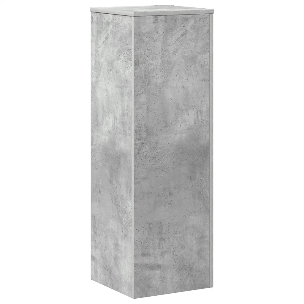 vidaXL Supporto per Piante Grigio 33x33x100 cm in Truciolato