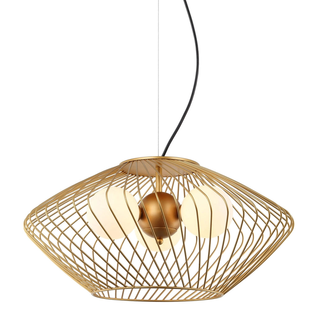 Lampadario Italux Zeno moderno oro/bianco 3xG9 MDM-3845-3GD