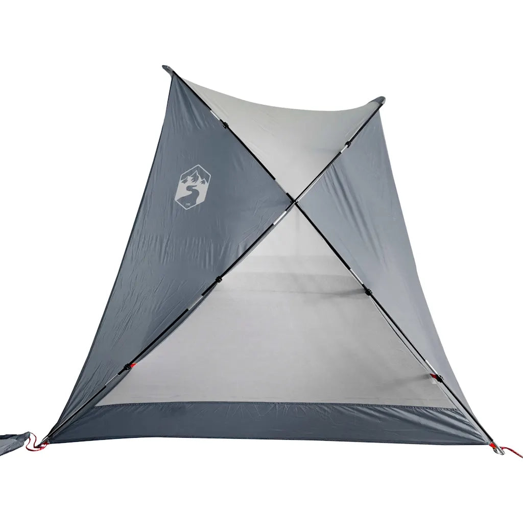 Tenda da Spiaggia-Tenda da campeggio Grigia 274x178x170/148 cm in Poliestere 185T
