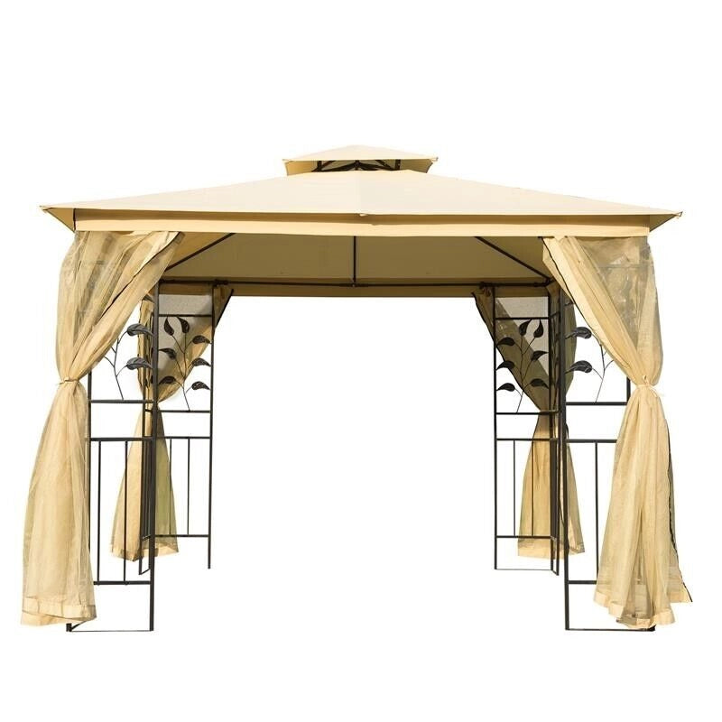 GAZEBO DA GIARDINO DI LUSSO TENDONE DA GIARDINO 3 X 3 M