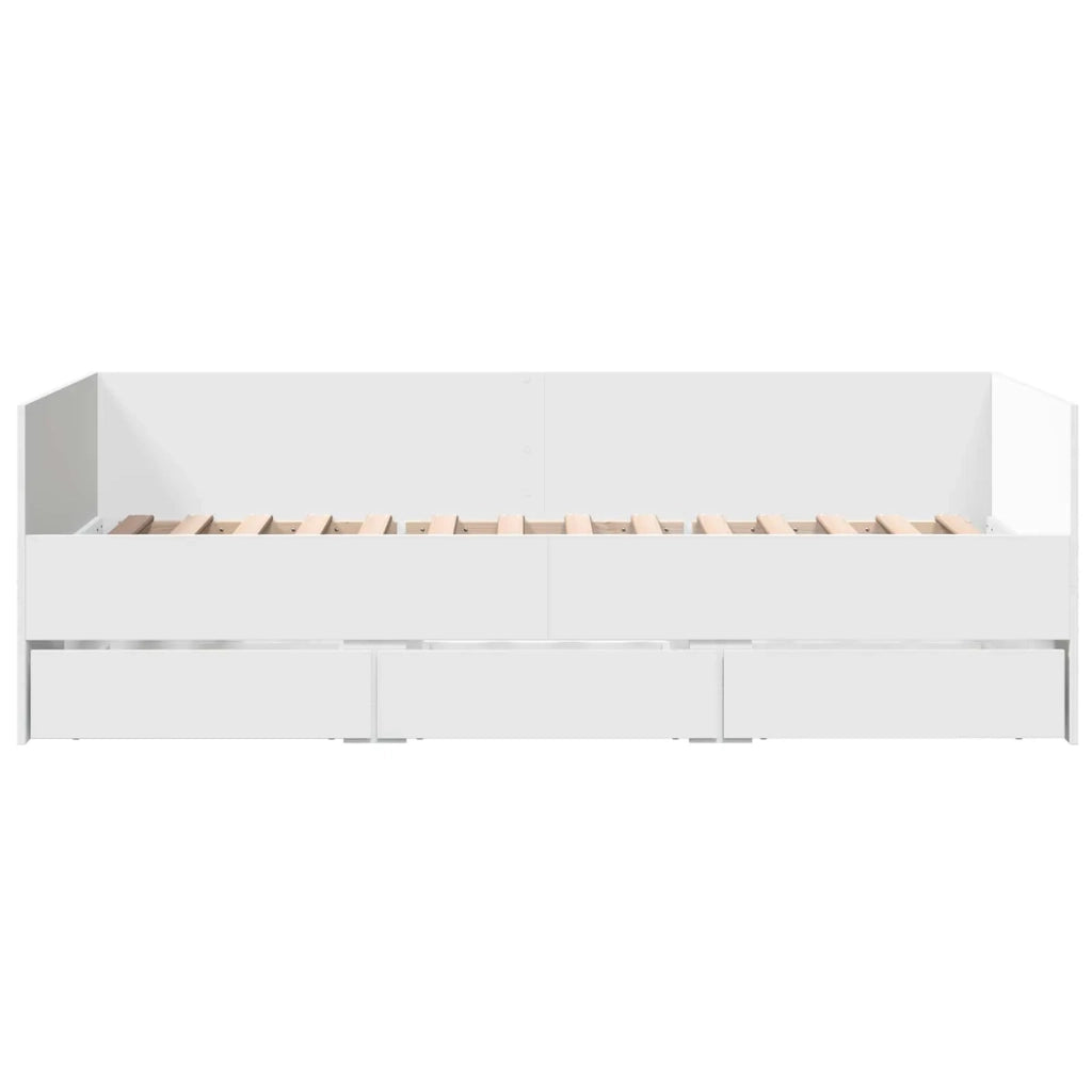Telaio del letto con storage Bianco 80 x 200 cm 3429629