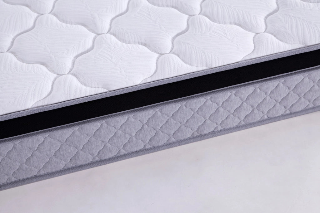 Materasso a Molle con Supporto Lombare Ergonomico Rigidità H3 140x200x25 cm; Bianco