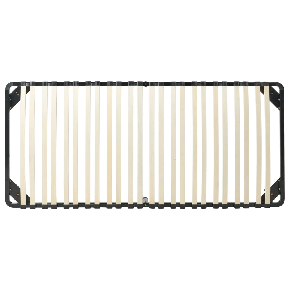 Rete a doghe Dimensioni singole 90 x 200 Doghe in legno massello Struttura in metallo sulle gambe