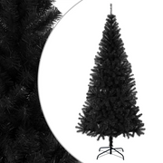 Albero di Natale Artificiale con Supporto Nero 240 cm PVC