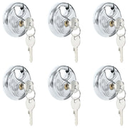 Lucchetti Discus con Chiavi 6 pz Argento 6 x 2.3 x 6 cm CFW7866638