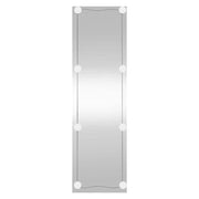 Specchio da Parete | Specchio decorativo con Luci LED 30x100 cm Vetro Rettangolare