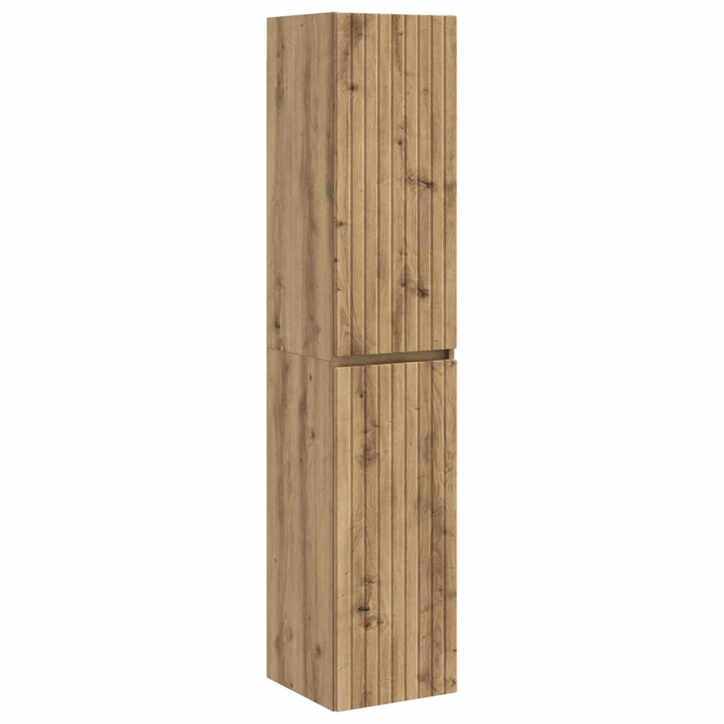 Set di mobili per il bagno 3 pz Rovere Artigianale 3406092
