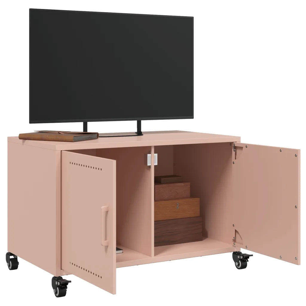 Mobile TV Rosa 68x39x43,5 cm in Acciaio