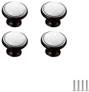 Maniglie per mobili a design antico - Pulsanti per mobili - Maniglie per comodino - Maniglie per armadi a muro - Maniglie per porte a design vintage - Disegno curvo - Pulsanti per mobili