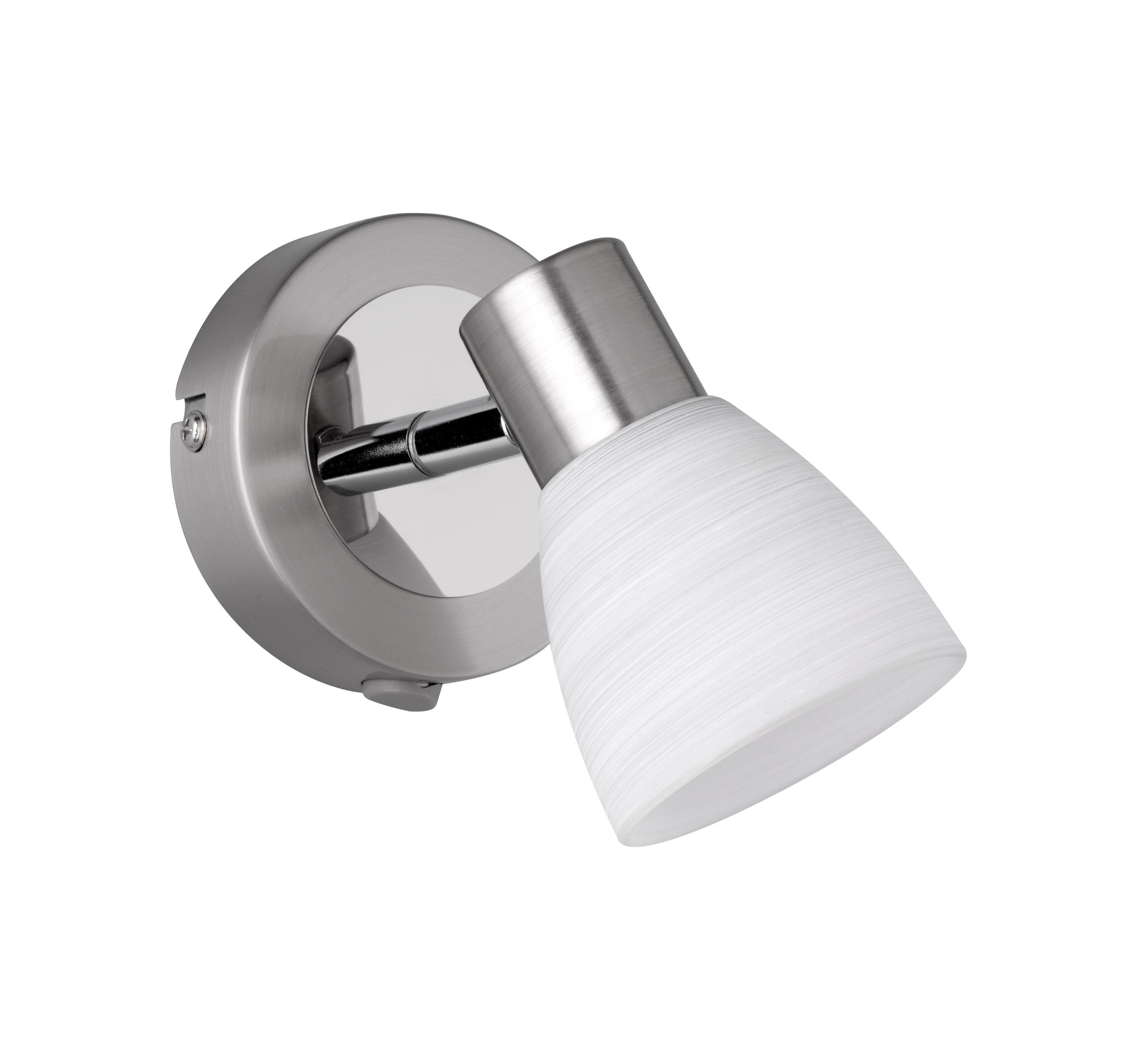 Faretto da Interno a LED in Metallo Nickel Opaco