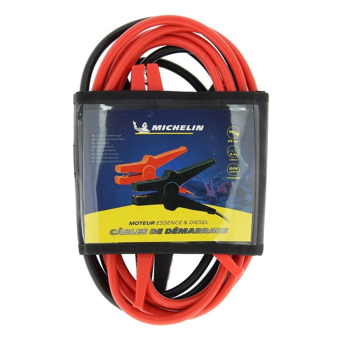 Cavi avviamento - MICHELIN - 9513 - sezione 25mm - lunghezza 3m