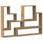 Scaffale da parete | Ripiano a parete | Mensola a parete Rovere artigianale 96 x 12 x 64 cm