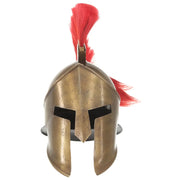 Elmo da Guerriero Greco Antico per LARP in Acciaio Ottone CFW7593681