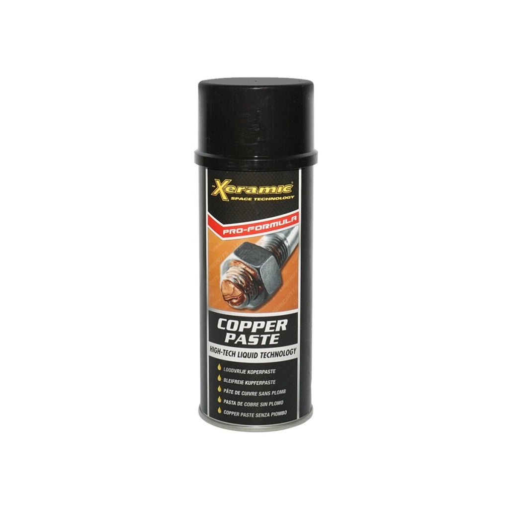 Xeramic Spray al Rame Professionale 400 ml, Previene Ruggine e Corrosione, Resistente a Pressioni e Temperature Elevate, da -35°C a +1.100°C