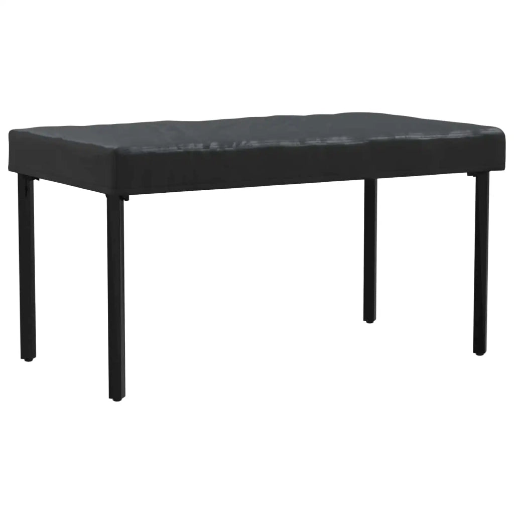 Copertura Tavolo Tinta unita Nero 152 x 92 x 15 cm Tessuto 4106102