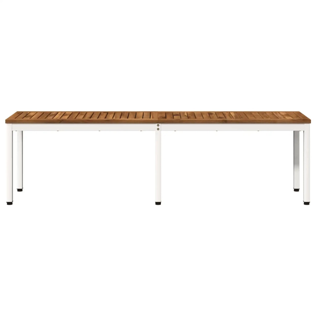 Panchina da giardino 161 x 35 x 45 cm Legno di Acacia Massello 901299