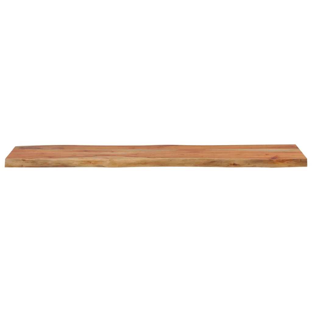 Piano Tavolo 120x40x2,5 cm Rettangolare Legno Acacia Bordi Vivi 370614