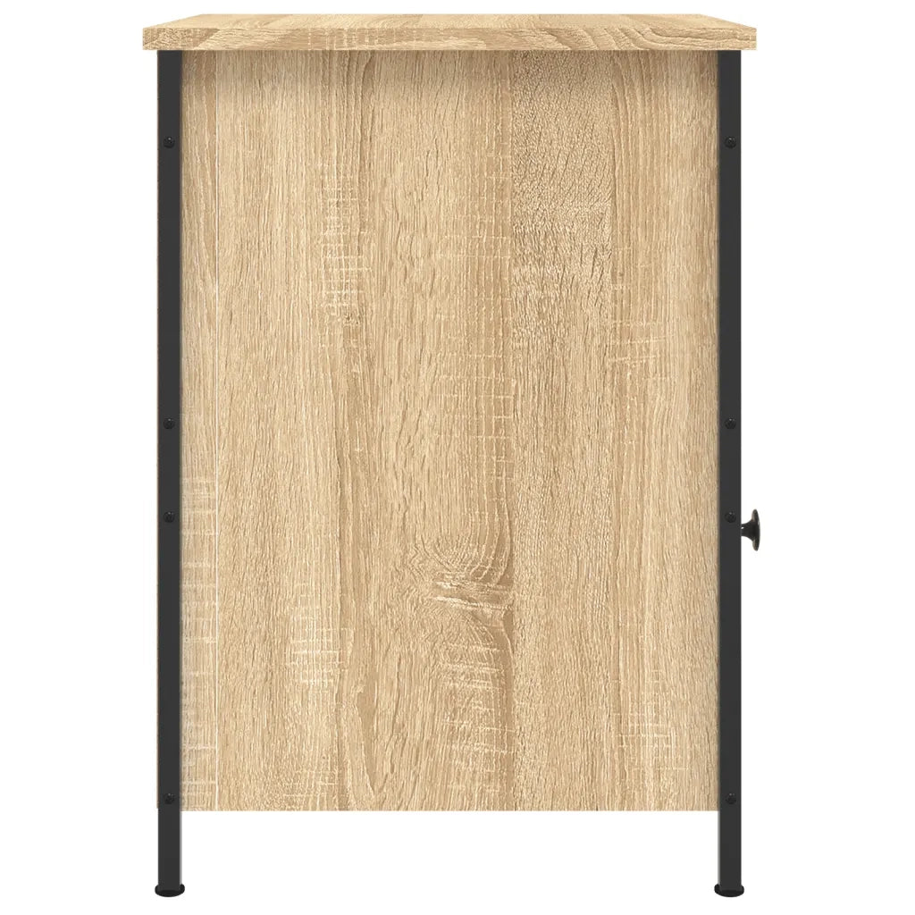 Comodini 2 pz Rovere Sonoma 40x42x60 cm in Legno Multistrato 825916