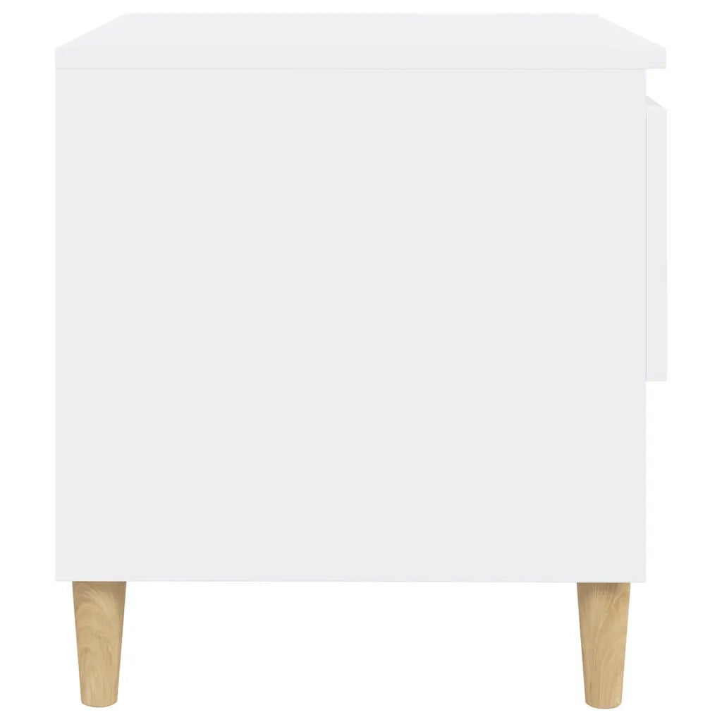 Comodini 2 pz Bianchi 50x46x50 cm in Legno Multistrato cod mxl 31170