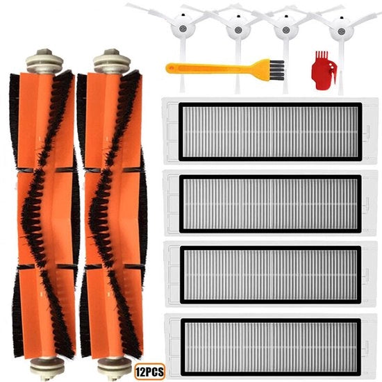 12 pezzi di ricambio per aspirapolvere robot Xiaomi compatibili con Mi Roborock S50 S51